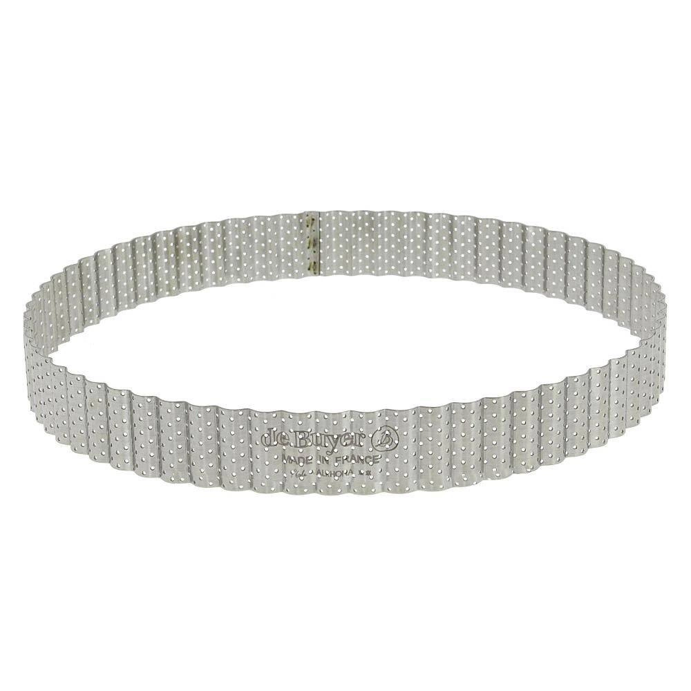 Rant piekarniczo-cukierniczy okrągły perforowany - śr. 24 cm | DE BUYER D-3030-24