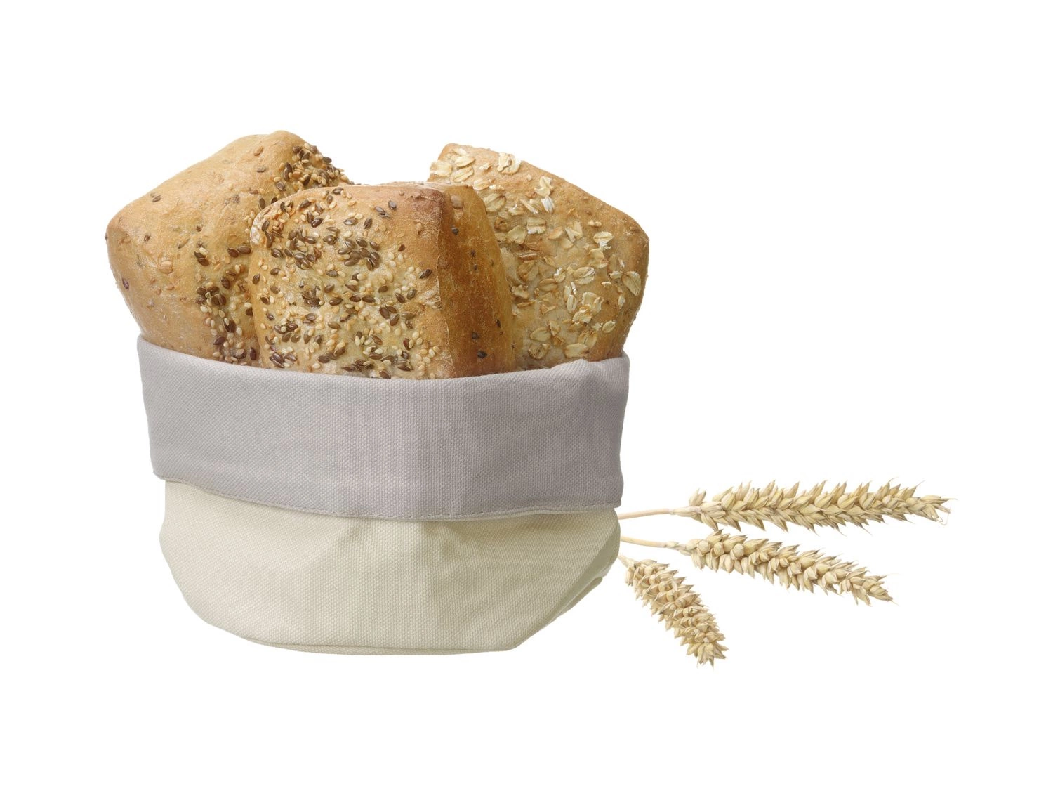 Worek na pieczywo z bawełny beżowy okrągły 25 cm | HENDI 429044