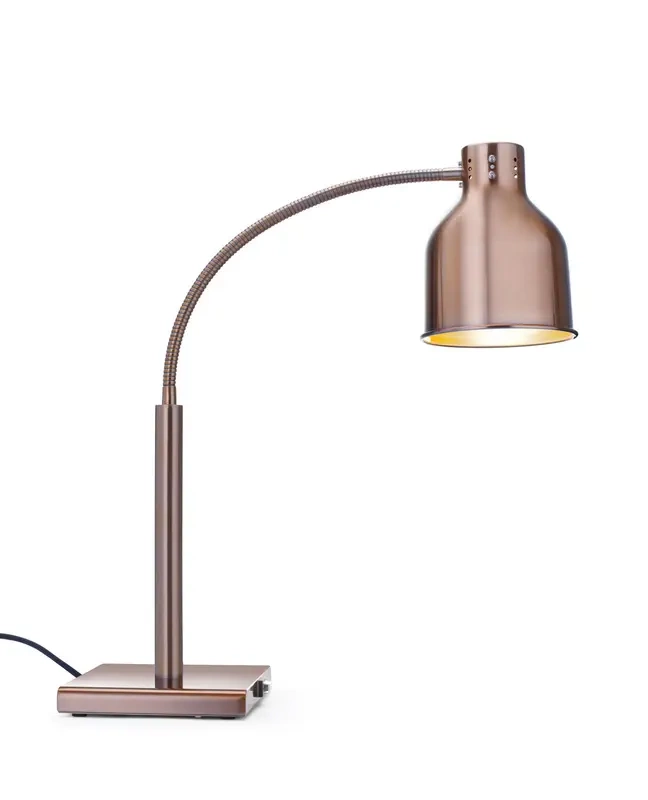 Lampa do podgrzewania potraw, giętka, miedziana, 220-240V/250 W, 26.8x20.3x66 cm | HENDI 273753
