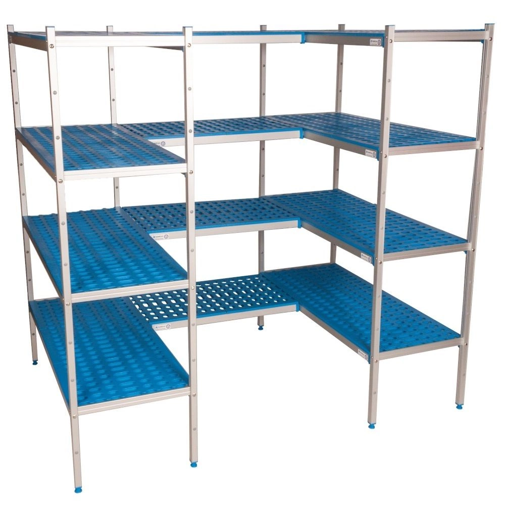 Regał łącznikowy 4-półkowy głęb. 50 cm 1PD-54+4P-115+4P-125+16UM | ALUSHELF 50496