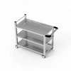 Wózek kelnerski nierdzewny 3-półkowy 120x60x85 cm | FORGAST