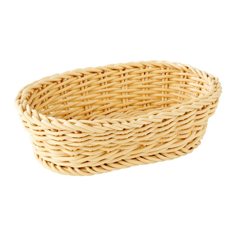 Koszyk z polipropylenu PROFI LINE, owalny, jasny beż 19x12x6 cm | APS 50624