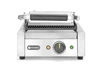 Grill kontaktowy pojedynczy, ryflowane płyty 22x23 cm, 1.8 kW | HENDI 263501