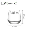 Szklanka do whiskey Lyon 345 ml | LAV LH-LYN334KH