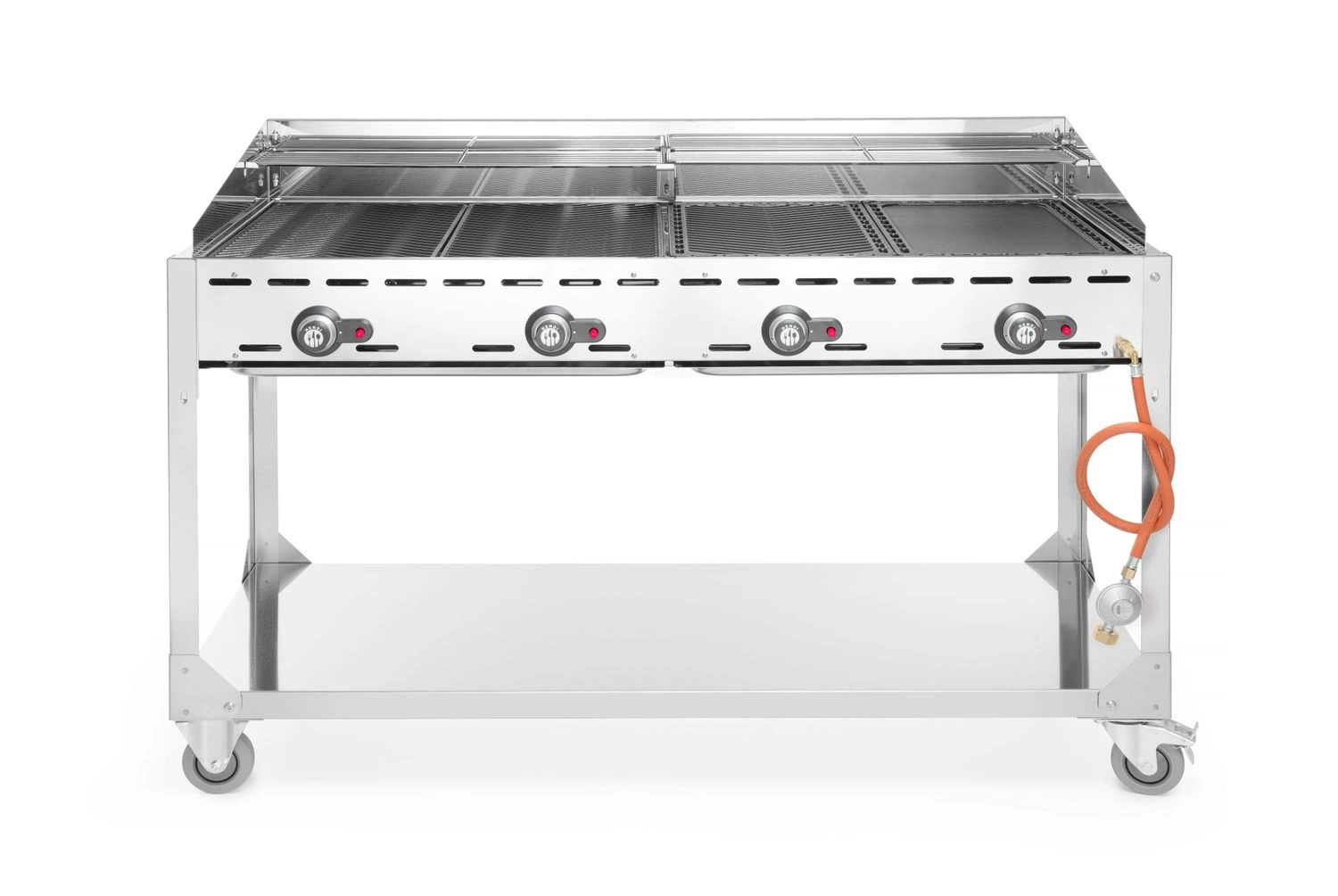 Grill gazowy Green Fire Kitchen Line 4-palnikowy, 22 kW | HENDI 149614