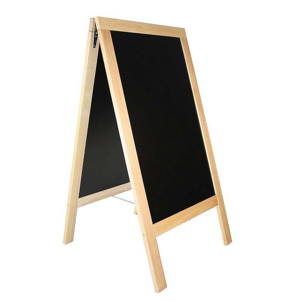 Tablica wolnostojąca drewniana o wymiarach 71x134 cm | CONTACTO 7695/121