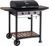 Grill gazowy, NATORI 9 kW, 3 palniki 60 x 42 cm | YATO YG-20009