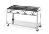 Grill gazowy Green Fire Kitchen Line 4-palnikowy, 22 kW | HENDI 149614