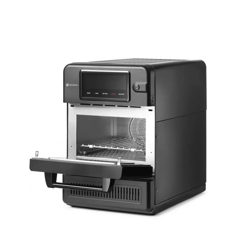 Piec konwekcyjno-mikrofalowy CombiTurbo , 18 L, czarny, 230V/3000 W | HENDI 281277