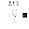 Kieliszek do wina Bordeaux Ratio poj. 450ml | RONA 63390000