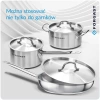 Pokrywka stalowa do garnków Forgast śr. 30 cm | FORGAST FG02330