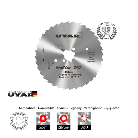 Ostrze ząbkowane ProfiCut Z90 Deluxe - śr. 90 mm | UYAR 101015S