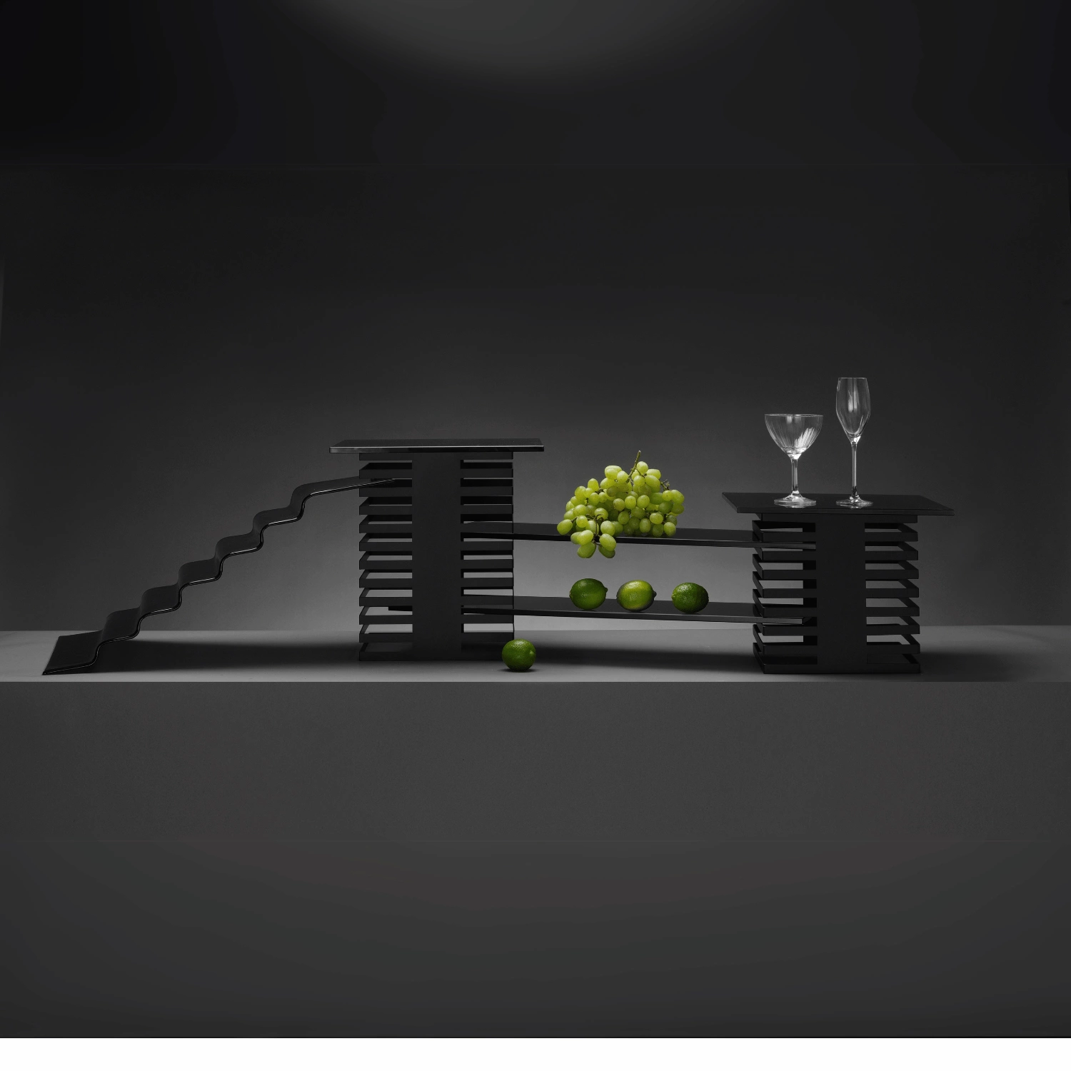 Schodki szklane - 7-stopniowe | FINE DINE 429730