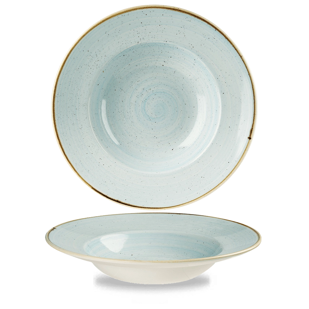 Talerz porcelanowy do pasty Duck Egg Blue 468 ml | FINE DINE SDESVWBL1