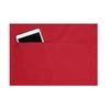 Fartuch kucharski Basic 75 x 90 cm z kieszenią i klamerką czerwony | KARLOWSKY BLS 5-8-Stck