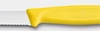 Nóż do warzyw i owoców Swiss Classic, ostrze ząbkowane, żółty, dł. ostrza 8 cm | VICTORINOX 6.7638.C1