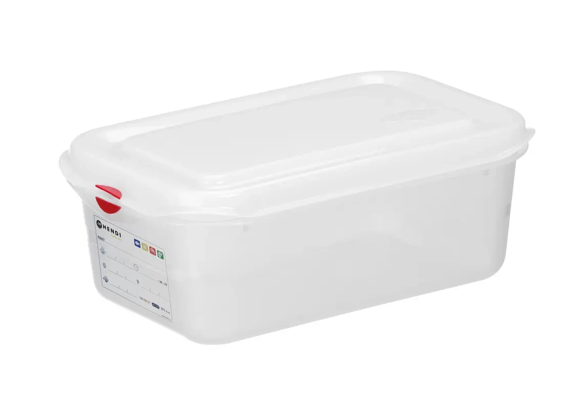 Pojemnik GN 1/4 gł. 6,5 cm z polipropylenu | HENDI 873182