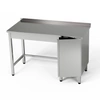 Stół roboczy nierdzewny z szafką 210x70x85 cm | FORGAST