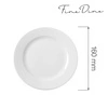 Talerz płytki porcelanowy BIANCO - 16 cm | FINE DINE 794050