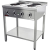 Kuchnia gastronomiczna elektryczna 4-płytowa | KROMET 000.KE-4M