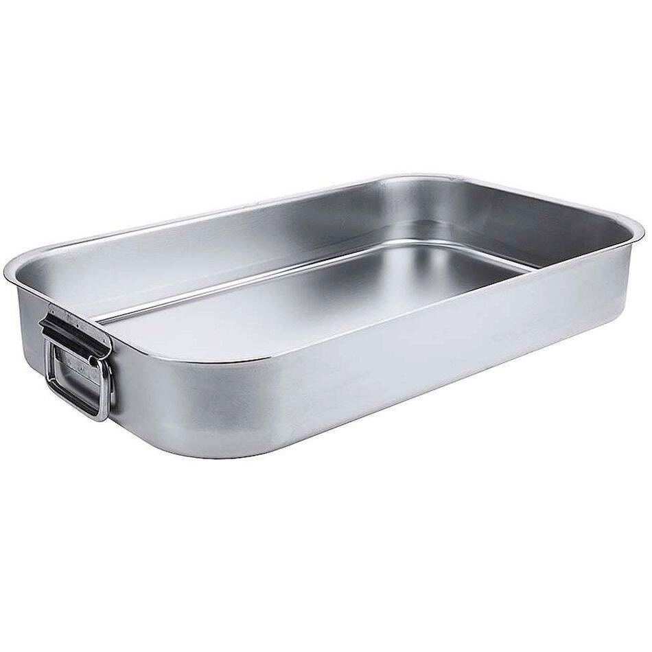 Brytfanna ze stali nierdzewnej satynowanej, 24 l, 62.5x37.5x9 cm | CONTACTO 141/640