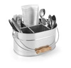 Pojemnik w kształcie wiadra na sztućce i serwetki | HENDI 425978