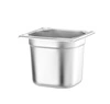 Pojemnik GN 1/6 gł. 15 cm ze stali nierdzewnej KITCHEN LINE | HENDI 806647