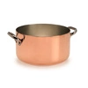 Garnek Tinned Copper z ocynowanej miedzi, 9 l, wysokość 16 cm, średnica 28 cm | PENTOLE AGNELLI ALCU104PI28