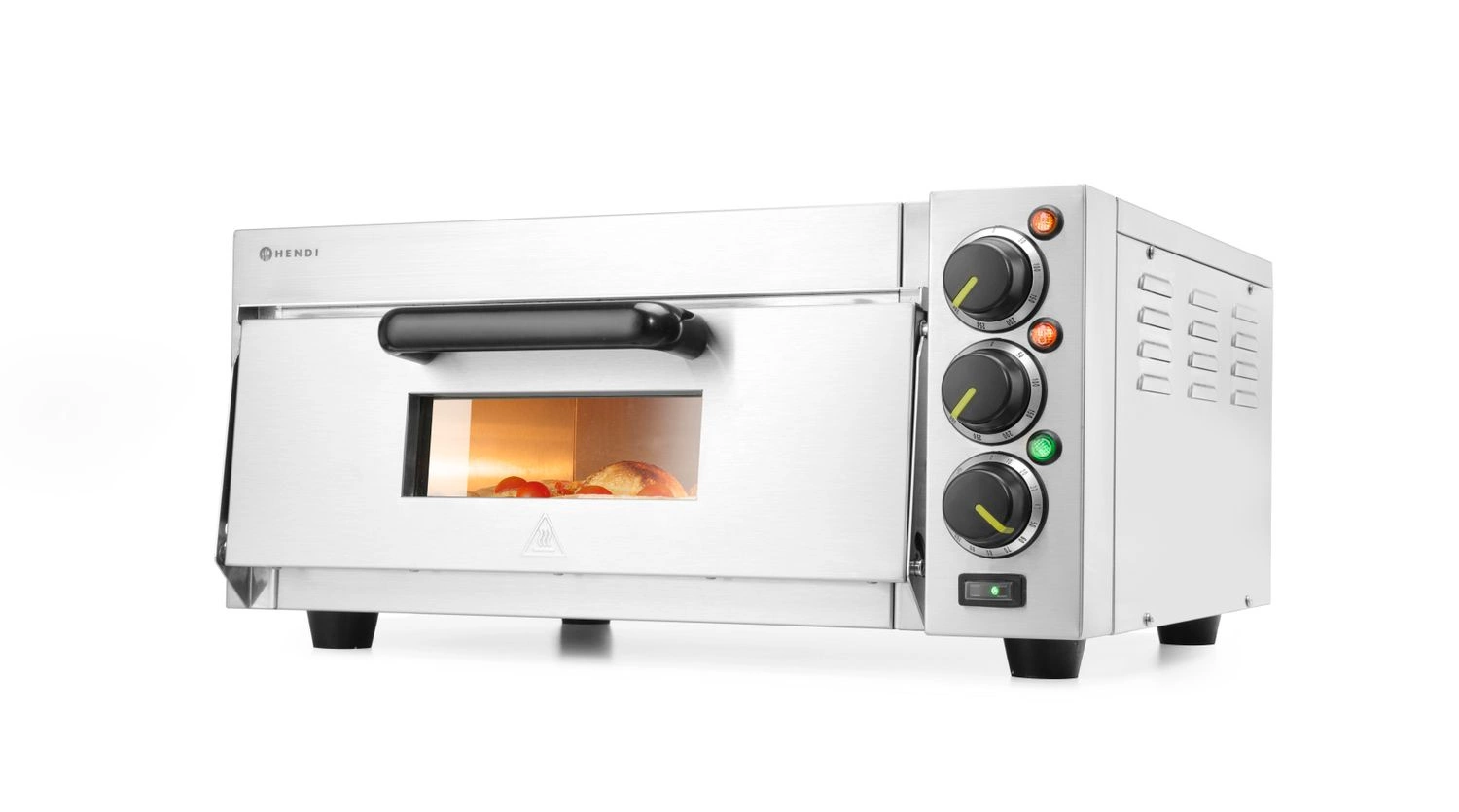 Piec do pizzy 1-komorowy, 2 kW, 230 V | HENDI 220290