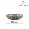 Miska płytka Stone 17 cm | PORLAND 04ALM003026