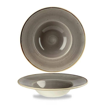 Talerz porcelanowy głęboki Peppercorn Grey śr. 24 cm | FINE DINE SPGSVWBM1