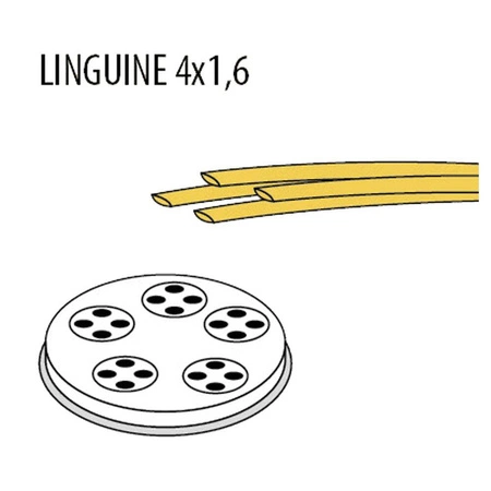 Matryca do makaronu Linguine 4x1.6 mm | FIMAR ACTRMPF53