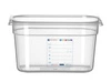 Pojemnik GN 1/4 gł. 15 cm z polipropylenu HACCP | HENDI 880364