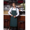 Fartuch kucharski Basic 75 x 90 cm z kieszenią i klamerką sosnowa zieleń | KARLOWSKY BLS 5-80-Stck
