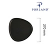 Talerz trójkątny COAL, 27 cm | Porland 04ALM007016