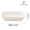 Półmisek do przystawek porcelanowy 16x12 cm Dove | FINE DINE 04ALM000099
