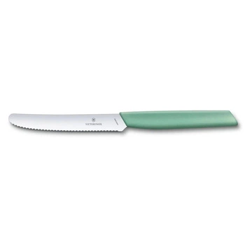 Nóż stołowy Swiss Modern miętowozielony | VICTORINOX 6.9006.11W41