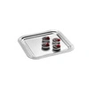Taca bankietowa CLASSIC, stal nierdzewna, 35.4x32.5x1.5 cm | APS 389