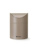 Śmietniczka stołowa z uchylną pokrywą, 1,2L, beżowy, śr. 12 x H 16.5 cm | HENDI 440797