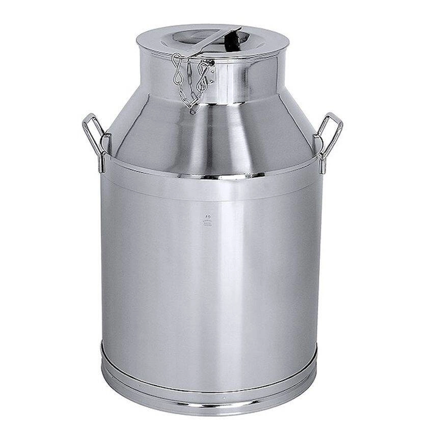 Bańka z pokrywą 40 l, stal nierdzewna | CONTACTO 3010/040