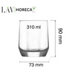 Szklanka niska Riga 310 ml | LAV LH-RIG331KH