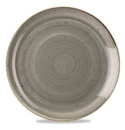 Talerz porcelanowy płytki Peppercorn Grey śr. 21,7 cm | FINE DINE SPGSEVP81