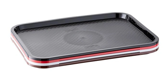 Taca FAST FOOD czarna, 41x30.5x2.5 cm | APS 536