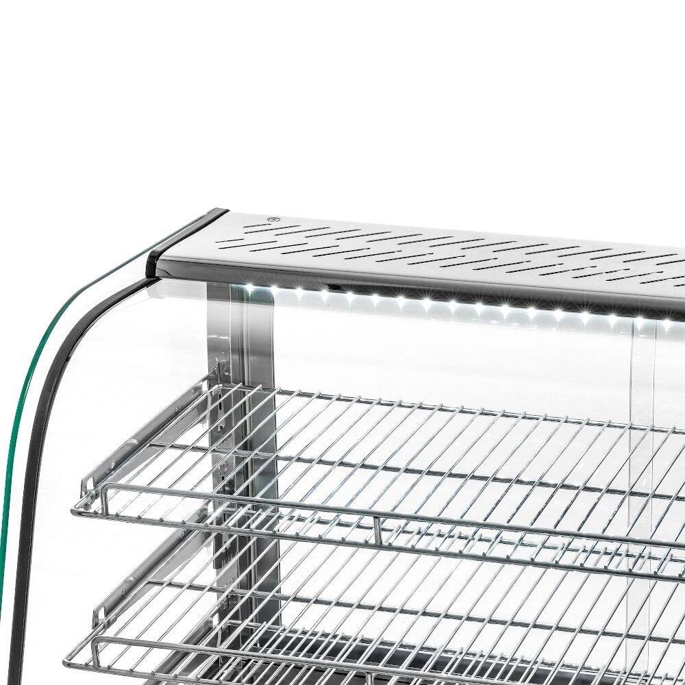 Witryna ekspozycyjna grzewcza przeszklona 160 l, 1.5 kW | FORGAST FG09656