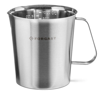 Dzbanek miarka ze stali nierdzewnej, 1 l | FORGAST FG11027