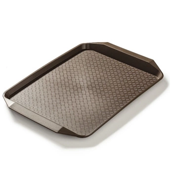 Taca prostokątna z polipropylenu, brązowa, 43x30,5 cm, prostokątna | FORGAST FG12530