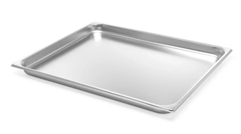 Pojemnik GN 2/1 gł. 4 cm ze stali nierdzewnej PROFI LINE | HENDI 801147