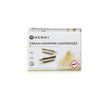 Naboje do syfonu do bitej śmietany - 10 szt. | HENDI 588208