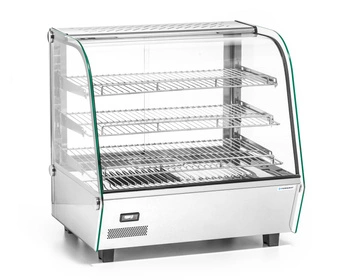 Witryna ekspozycyjna grzewcza przeszklona 120 l, 1.1 kW | FORGAST FG09642