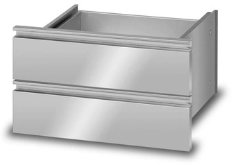 Zespół dwóch szuflad 80 cm do podstawy z szafką, linii 650 | LOZAMET LUS080.01.5